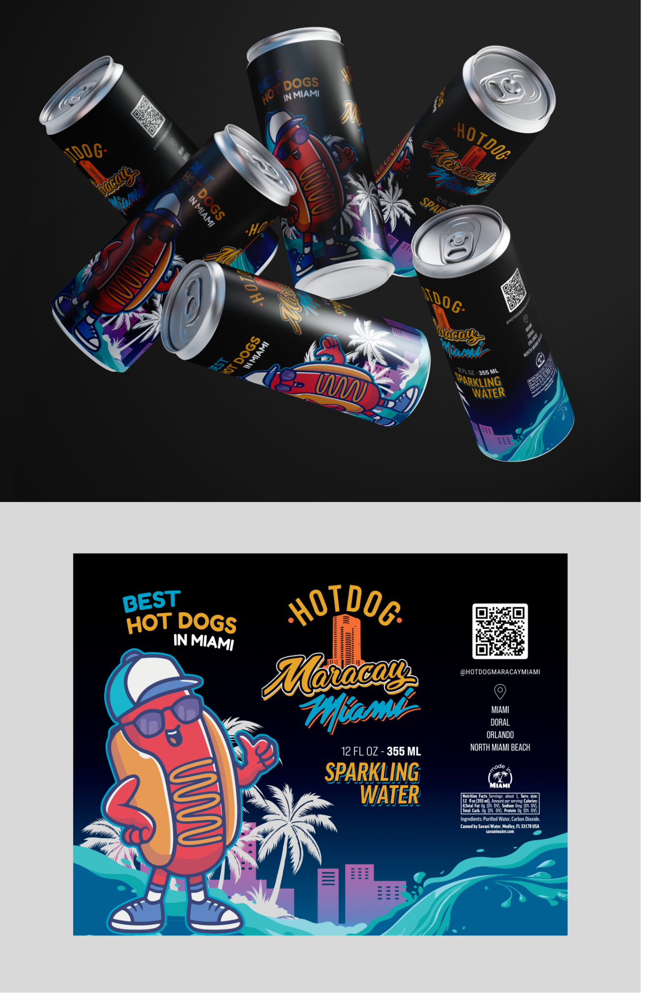 System — 9 cans, one brand logic